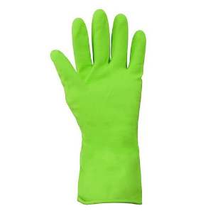 LUVA MAO LATEX FORR VD  7CM  M SANRO TOP