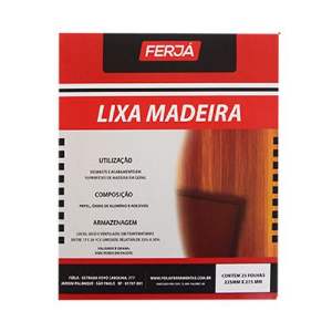 LIXA MADEIRA  80 C/25 FERJA*