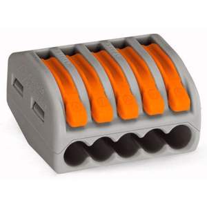 CONECTOR EMENDA CZ 5P 0,08/4MM WAGO