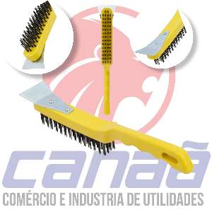 ESCOVA ACO C/RASPADOR