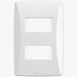 PLACA PETRA BR 4X2 2 MOD DIST HORIZ82004