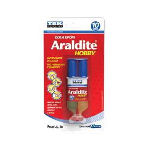 COLA EPOXI HOBBY LIQ SERINGA 6G ARALDIT*