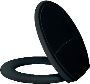 ASSENTO OVAL AMOF METASUL SLIM PRETO