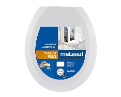 ASSENTO OVAL AMOF METASUL PLUS BRANCO