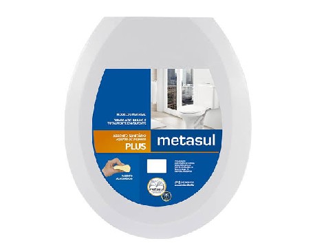 ASSENTO OVAL AMOF METASUL PLUS BRANCO