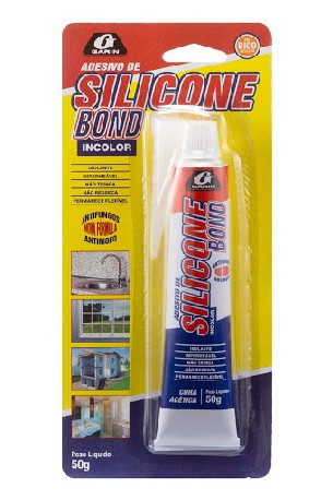 COLA SILICONE GARIN ACETICO 50G BRANCO