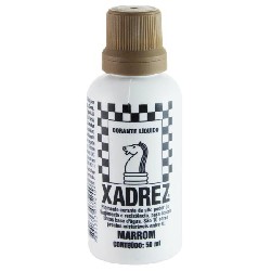 CORANTE XADREZ 50ML MARROM