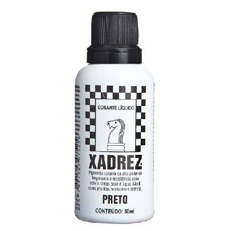 CORANTE XADREZ 50ML PRETO