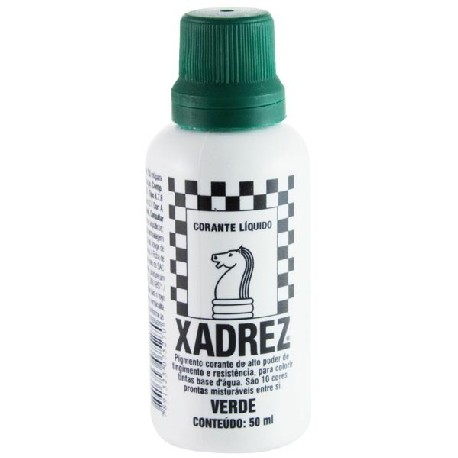 CORANTE XADREZ 50ML VERDE