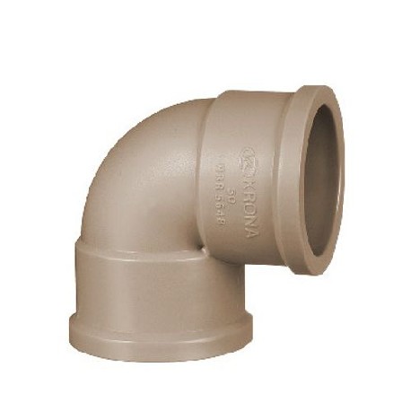 COTOVELO LL MARROM KRONA 50MM X 90