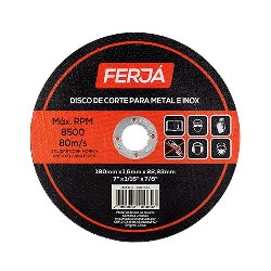 DISCO CORTE INOX 7 X 1,6 X 7/8 FERJA