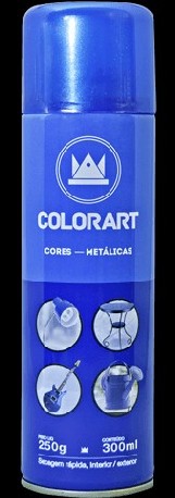 SPRAY METALICA 300ML COBRE COLORART