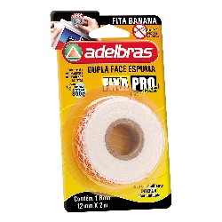 FITA DUPLA FACE ESP 19MM X 2M ADELBRA