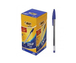 CANETA ESFER 1,0 AZ CRISTAL BIC