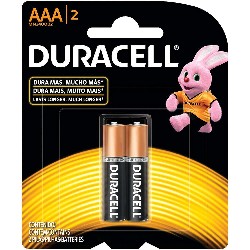 PILHA ALC PALITO AAA C/2 DURACELL