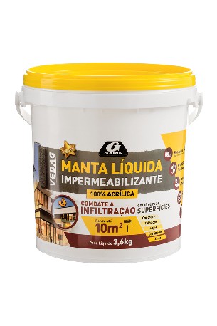 MANTA LIQUIDA 3,6KG BRANCA VEDAG