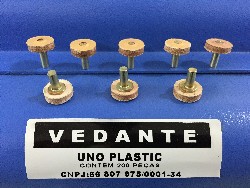 VEDANTE METAL+COURO 3/4 C/200 CHATO