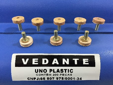 VEDANTE METAL+COURO 3/4 C/200 CHATO