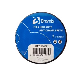 FITA ISOLANTE 19MM X 5M PRETA BRAMIX