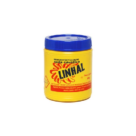 SODA CAUSTICA 500G POTE LINHAL