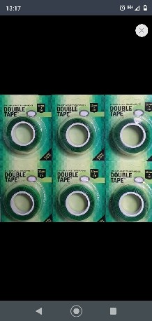 FITA DUPLA FACE ACR 12MM X 1M DOUBLE