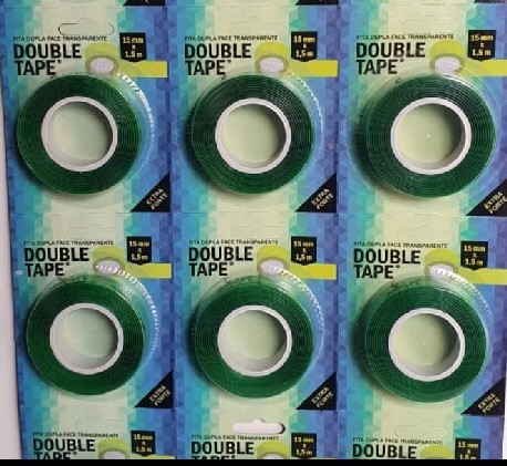 FITA DUPLA FACE ACR 15MM X 1,5M DOUBLE