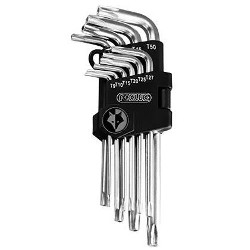 JG CHAVE TORX C/GUIA T10 A T50 C/9 FOX