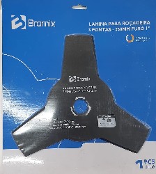 LAMINA P/ROCADEIRA 3PONTAS FURO 1 BRAMIX