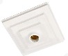 PLAFON QUADRADO PRIRAMIDE BRANCO ROPER