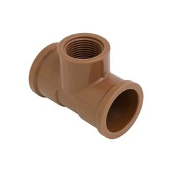 TEE LLR MARROM 25MM X 1/2 KRONA