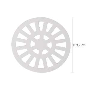 GRELHA PVC RED 10CM BR