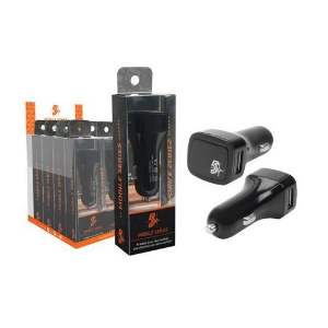 CARREGADOR USB-A VEICULAR 12V 2.1A PT*