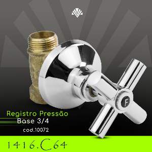 REGISTRO PRESSAO 1416 3/4 C64 REI