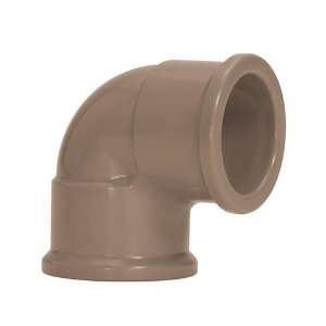 COTOVELO LL MARROM  25MMX90 AMANCO