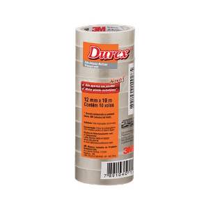 FITA DUREX TRANSP 12X10 3M*