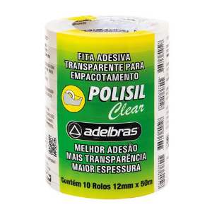 FITA DUREX TRANSP 12X50 ADELBRAS