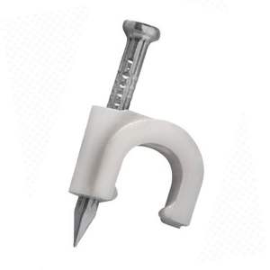 FIXA FIO COAXIAL 08 RG 6 BR C/100 SFOR