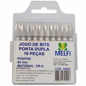 PONTEIRA PH 1/4 X 100MM PH2 DUPLO MELFI