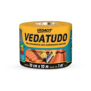 FITA AUTOADESIVA 0,10 X 10M ALUM VEDACIT