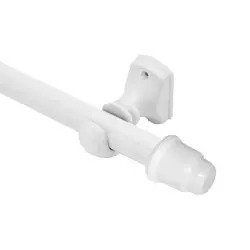VARAO CORTINA 19MM 1,50M C/SUP BRANCO