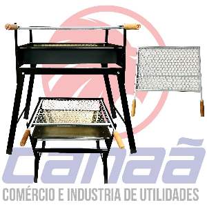 CHURRASQUEIRA GRANDE 54X40 69CM CANAA
