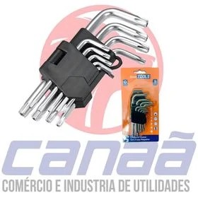 JG CHAVE TORX T10 A T50 C/9 IMPOR
