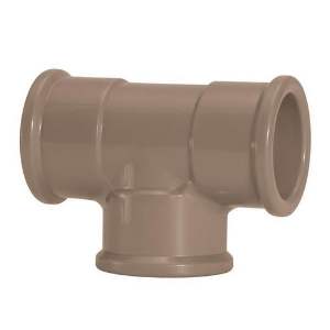 TEE LLL MARROM 25MM AMANCO