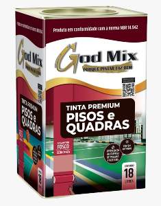 TINTA PISO GOD MIX 18L AMARELO