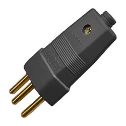 PINO MACHO RET 3P 10A ILUMI PT C/10 1407