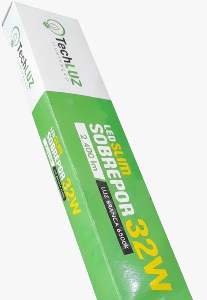 LUMINARIA LED LINEAR 32W SLIM TECHLUZ