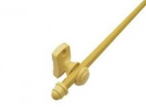 VARAO P/CORTINA 19MM 1,50M C/SUP CEREJE*