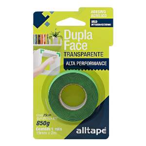 FITA DUPLA FACE ACR 12MMX2M ALLTAPE