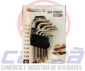 JG CHAVE TORX T10 A T50 C/9 IMPOR