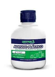 COLA ADESIVA PVC 175G C/PINCEL ESTRELA